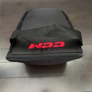 CCM Black and Red goalie mask bag
